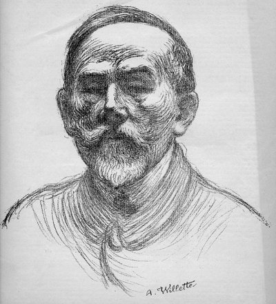 Théophile Alexandre Steinlen by Adolphe Leon Willette